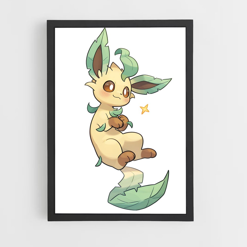 Poster Feuille d'Émeraude – affiche Pokemon (vue 2)