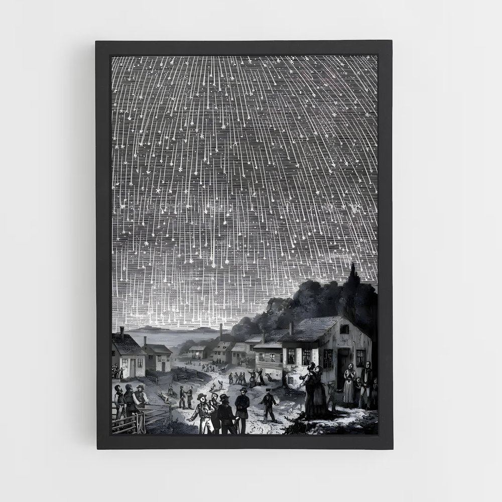Poster sublime des Léonides – affiche Univers (vue 2)