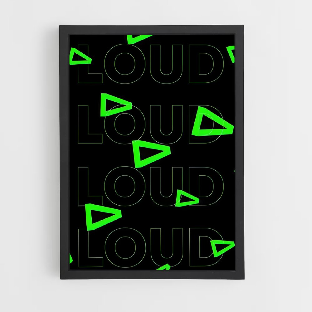 Poster Loud Cloud – affiche Esports (vue 2)