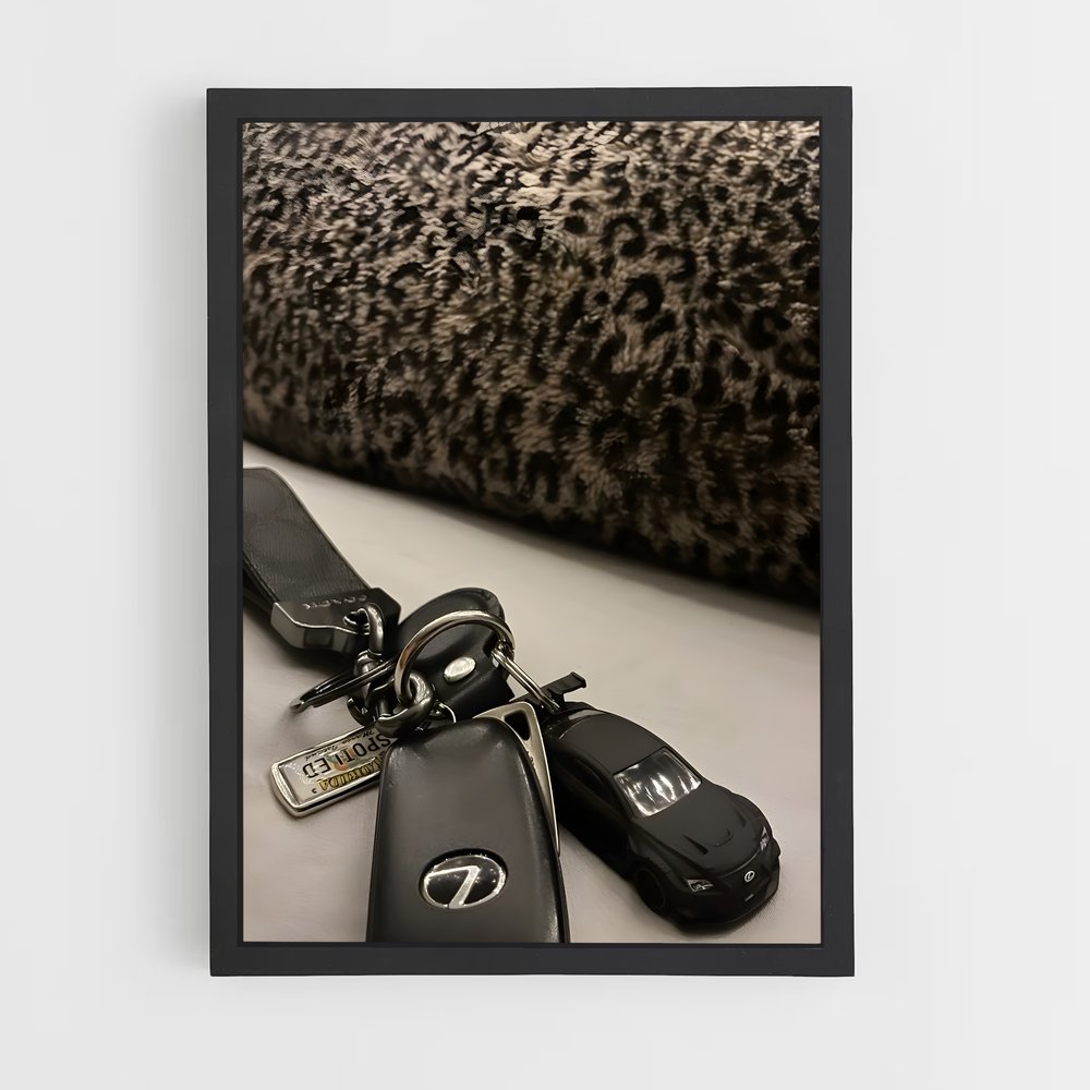 Poster Clé de Luxe – affiche Lexus (vue 2)