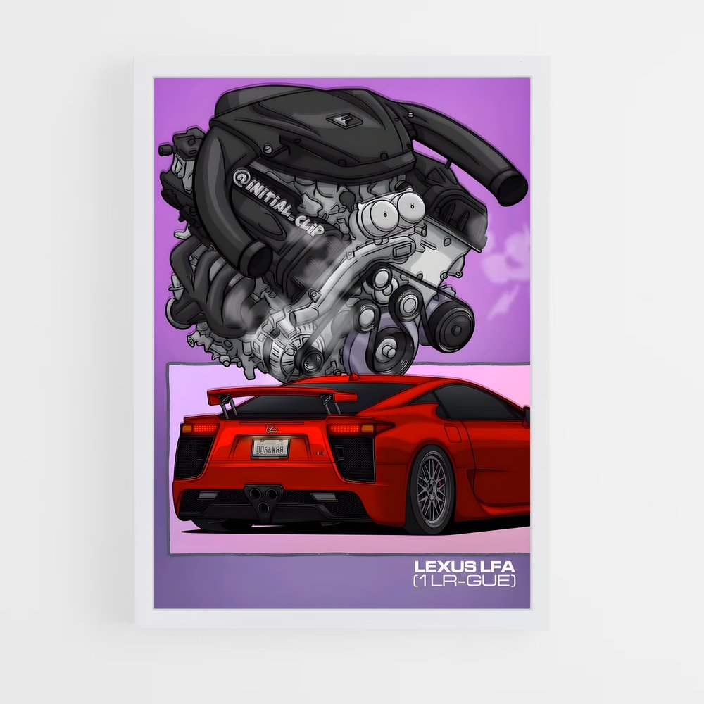 Poster Puissance Infinie – affiche Lexus (vue 3)