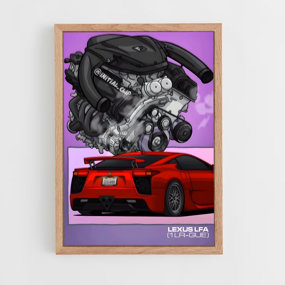 Poster Puissance Infinie – affiche Lexus (vue 4)