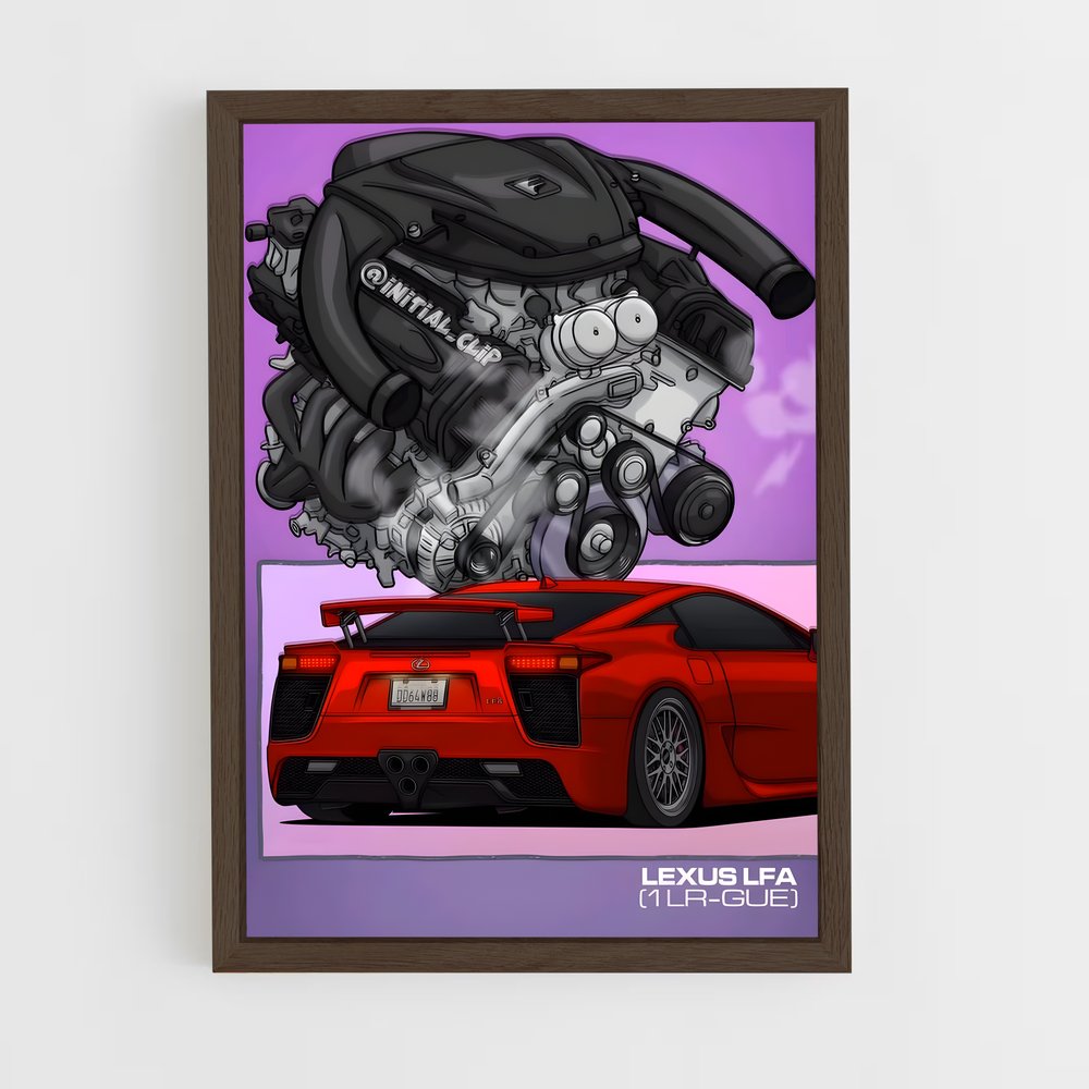 Poster Puissance Infinie – affiche Lexus (vue 5)