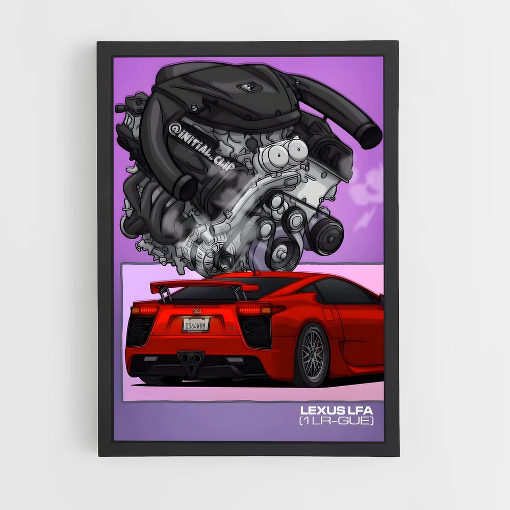 Poster Puissance Infinie – affiche Lexus (vue 2)
