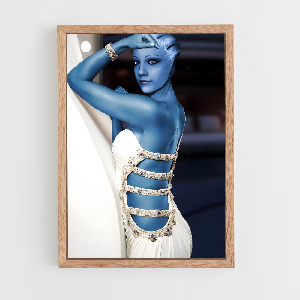 Poster Liara Mystère – affiche Mass effect (vue 4)