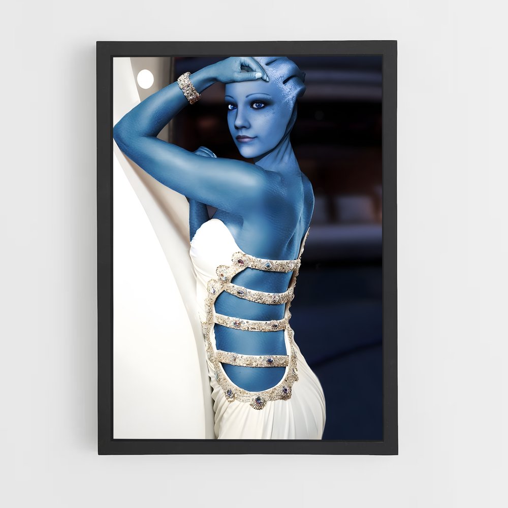 Poster Liara Mystère – affiche Mass effect (vue 2)