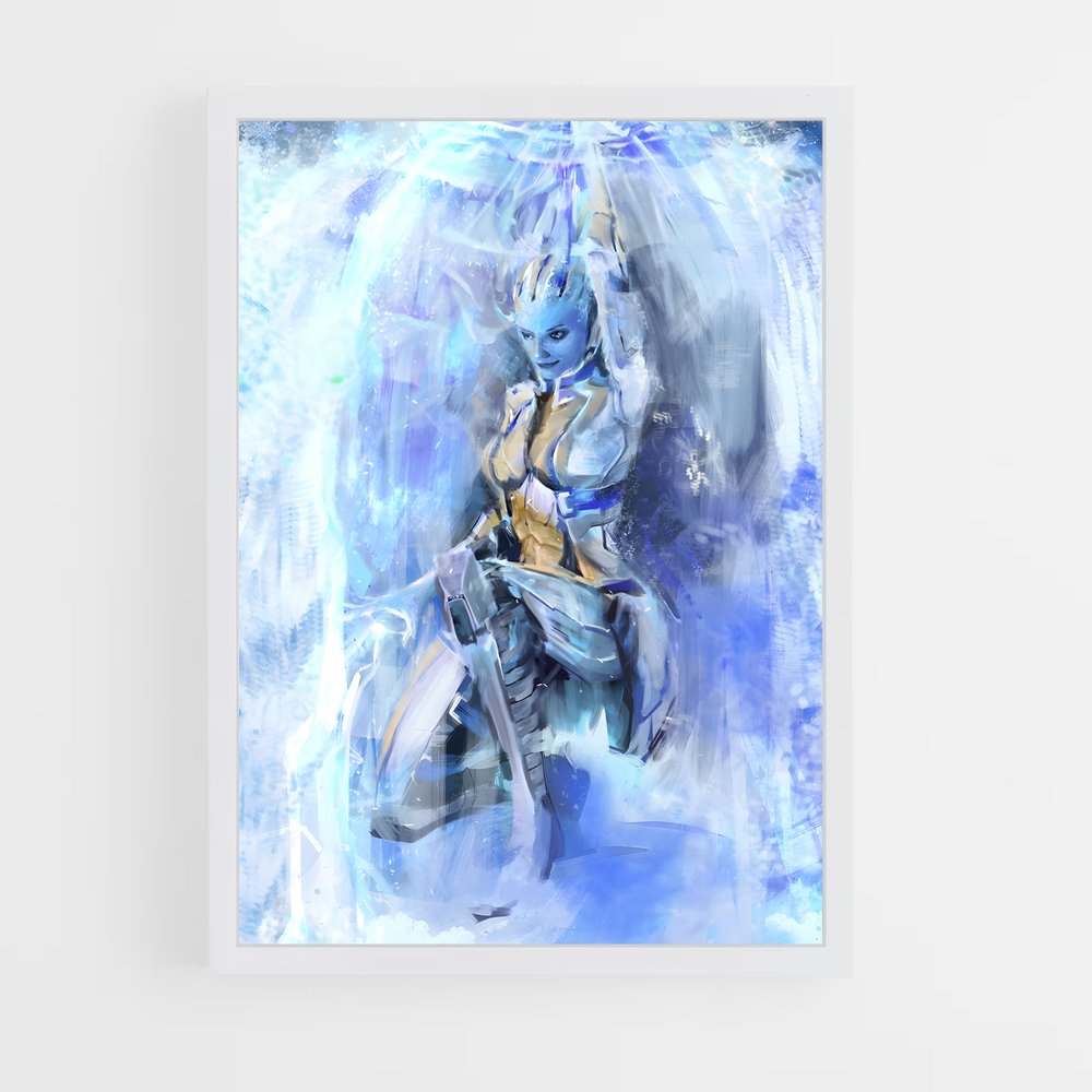 Poster Liara Entrez – affiche Mass effect (vue 3)