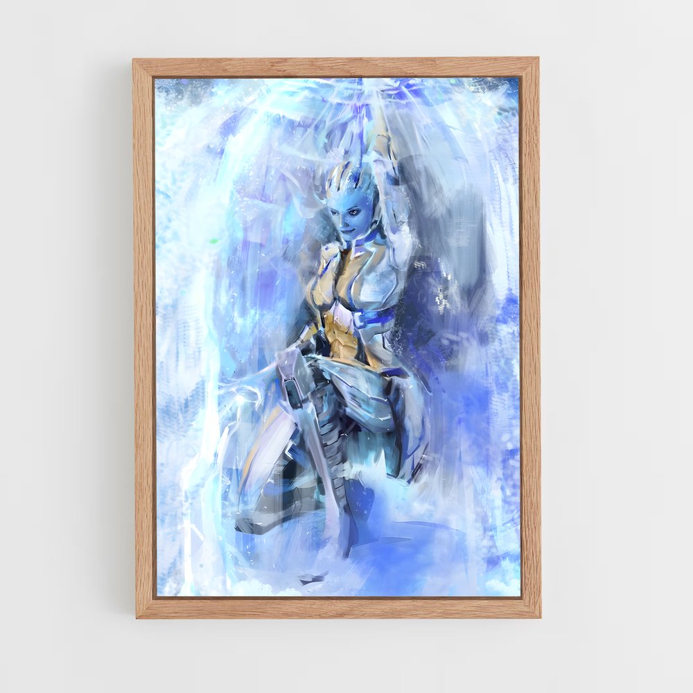 Poster Liara Entrez – affiche Mass effect (vue 4)