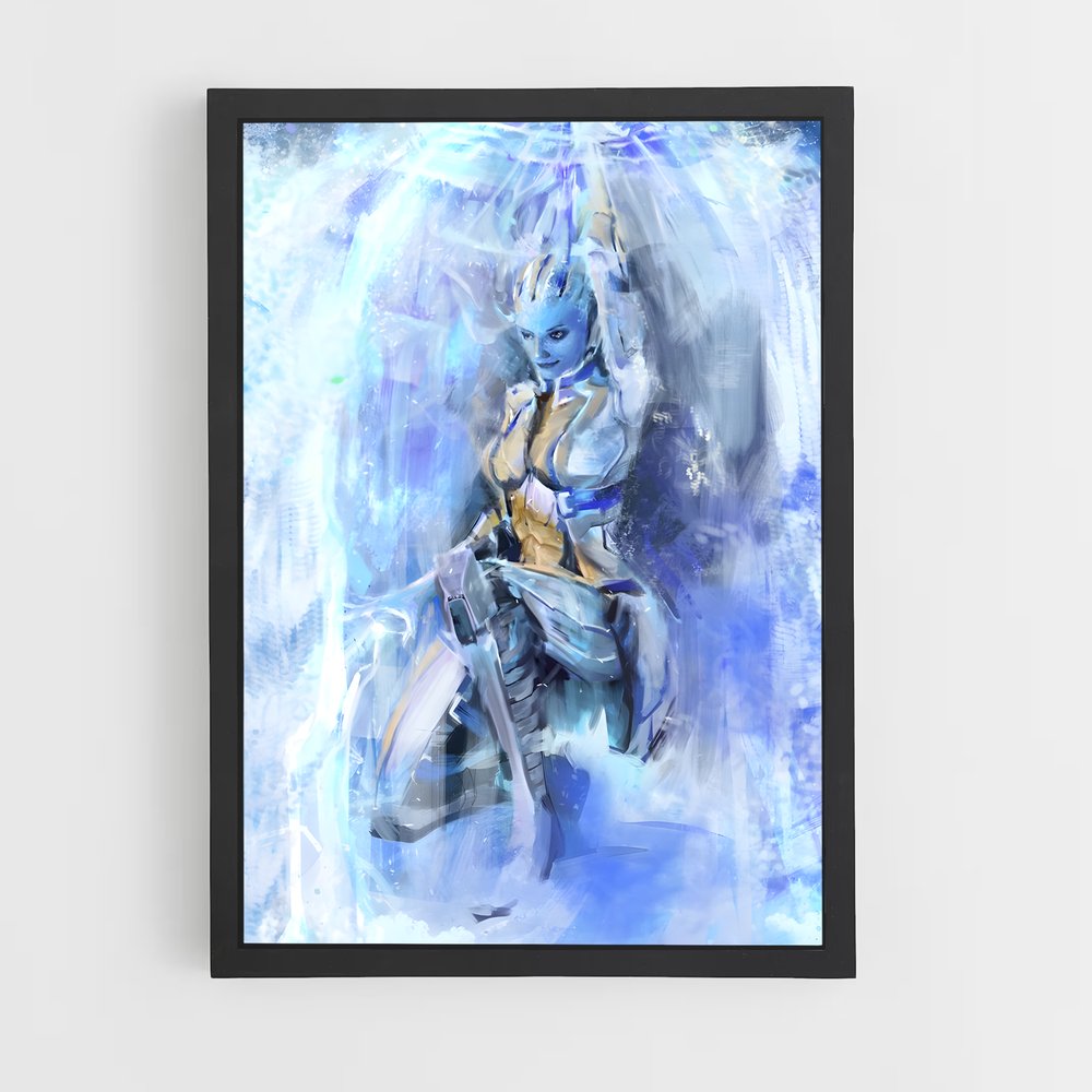 Poster Liara Entrez – affiche Mass effect (vue 2)