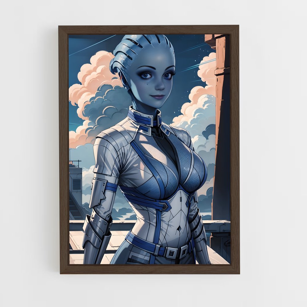 Poster Skyline Futuriste – affiche Mass effect (vue 5)