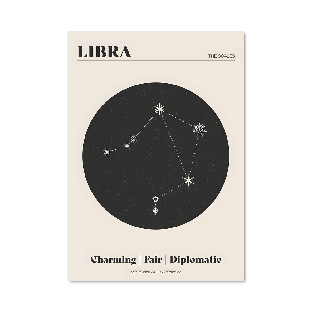 Poster Étoiles de la Balance