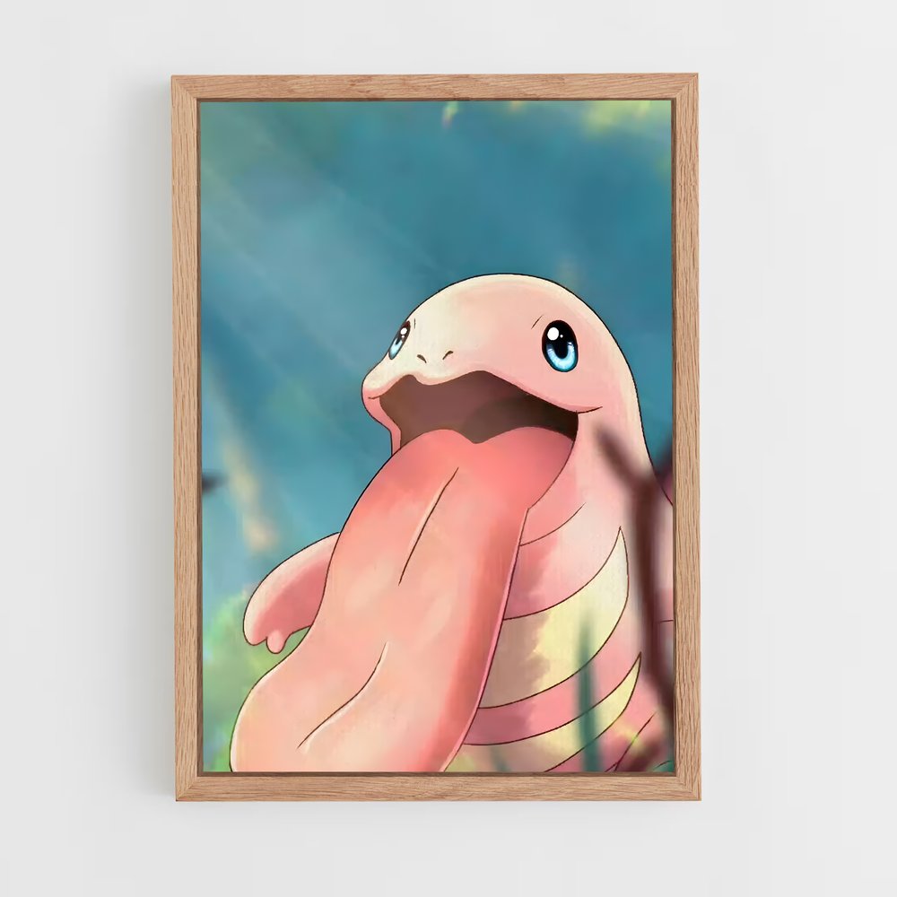 Poster Lickitung : Le Maître des Saveurs – affiche Pokemon (vue 4)