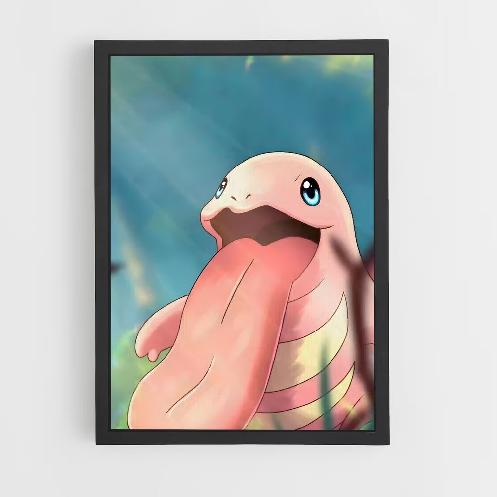 Poster Lickitung : Le Maître des Saveurs – affiche Pokemon (vue 2)