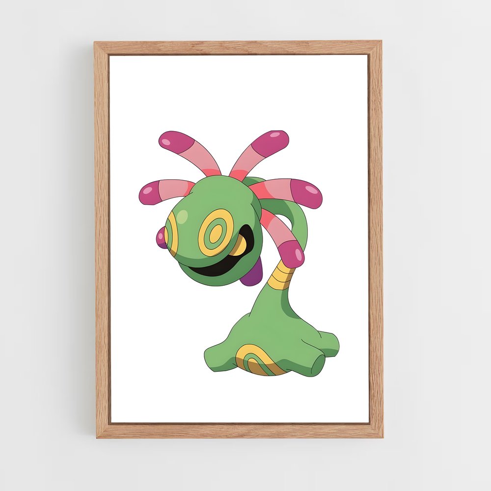Poster Lileep Girl – affiche Pokemon (vue 4)