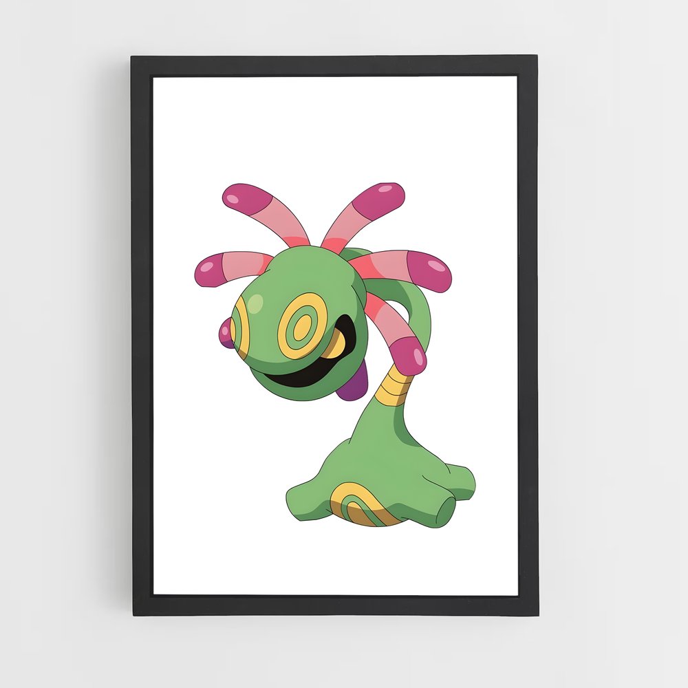 Poster Lileep Girl – affiche Pokemon (vue 2)