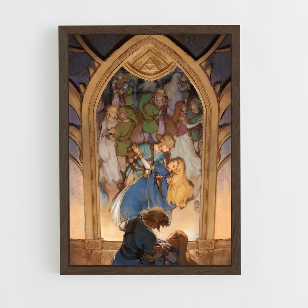 Poster Link Découvrez – affiche Zelda (vue 5)