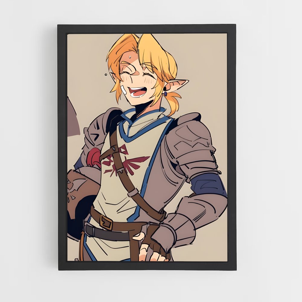 Poster Link indomptable – affiche Zelda (vue 2)