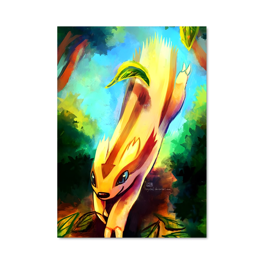 Poster Oiseau Émeraude – affiche Pokemon