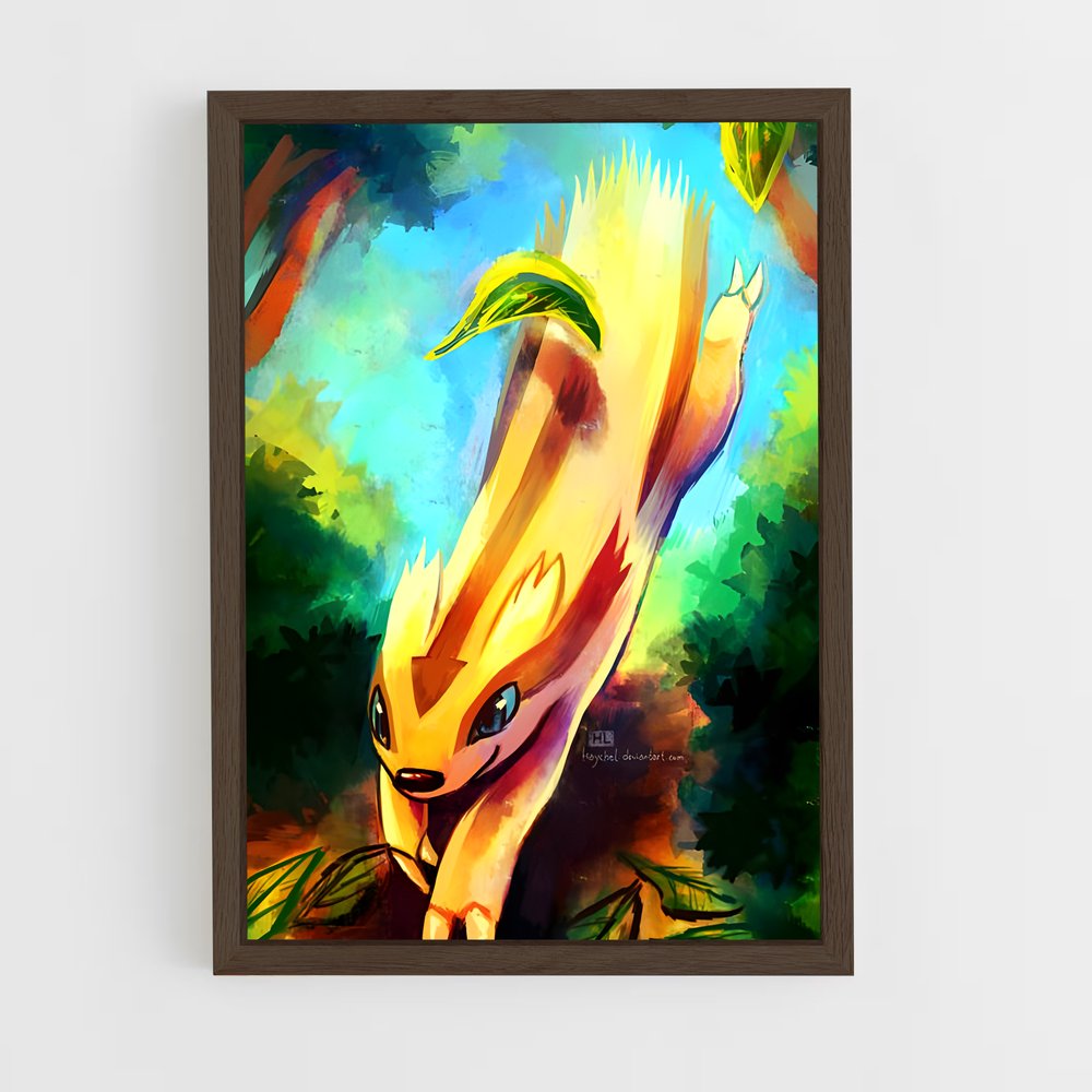 Poster Oiseau Émeraude – affiche Pokemon (vue 5)