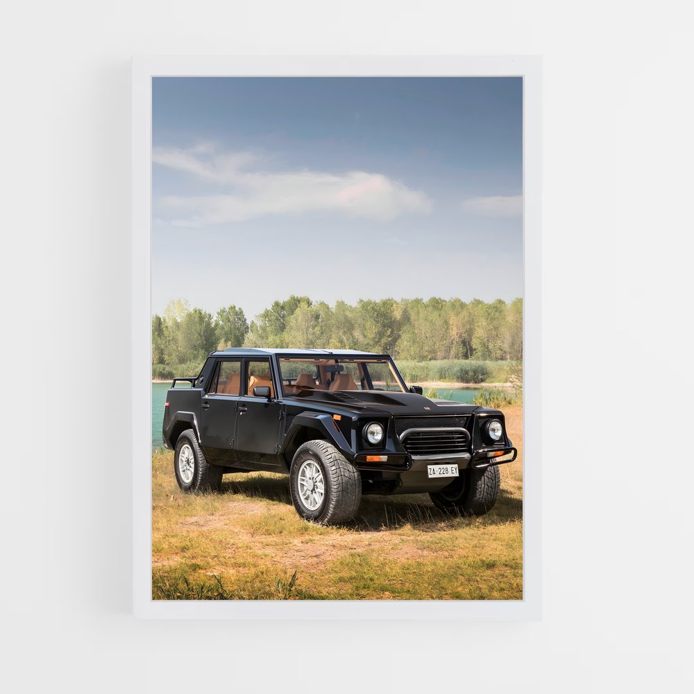 Poster Tranquillité Sauvage – affiche Lamborghini (vue 3)