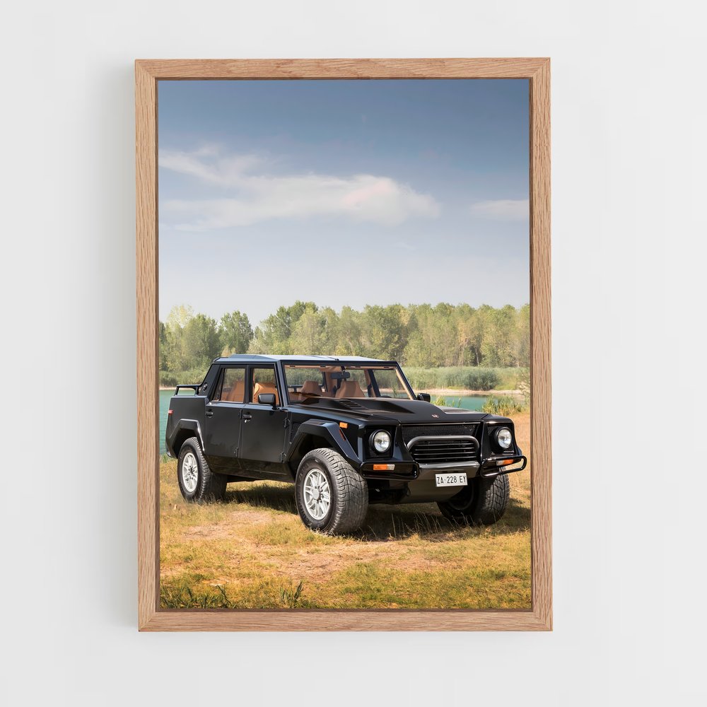 Poster Tranquillité Sauvage – affiche Lamborghini (vue 4)