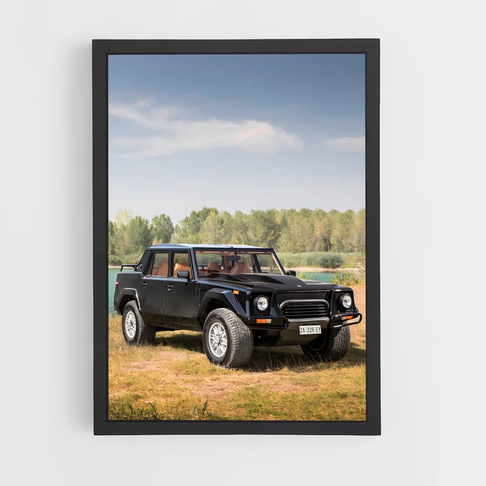 Poster Tranquillité Sauvage – affiche Lamborghini (vue 2)
