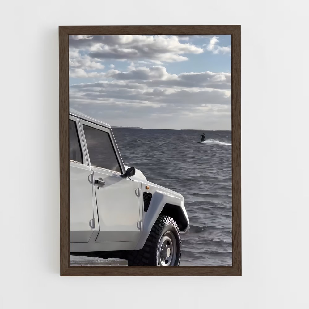 Poster Évasion côte – affiche Lamborghini (vue 5)
