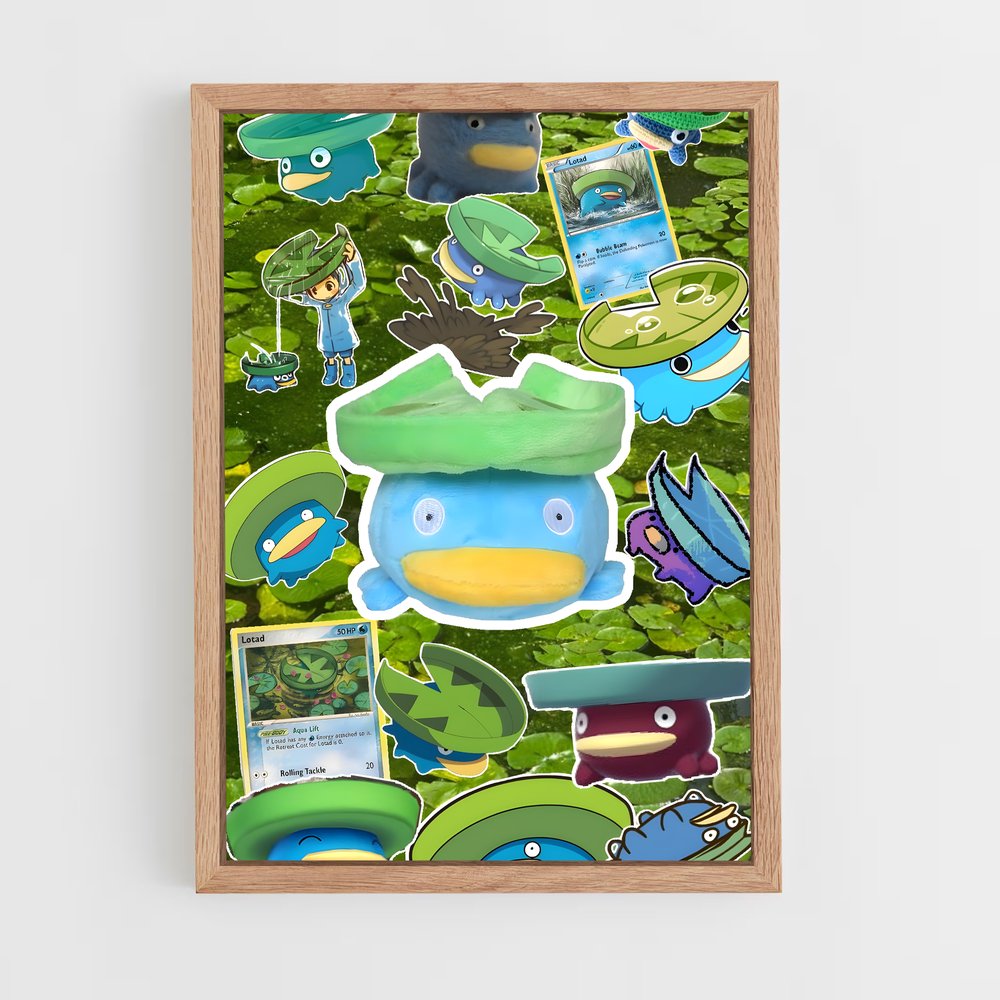 Poster Le Lac des Pokémon – affiche Pokemon (vue 4)
