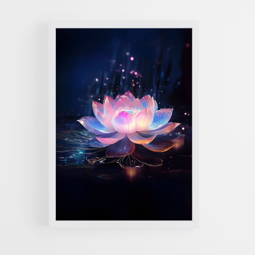 Poster Lotus Éthéré (vue 3)