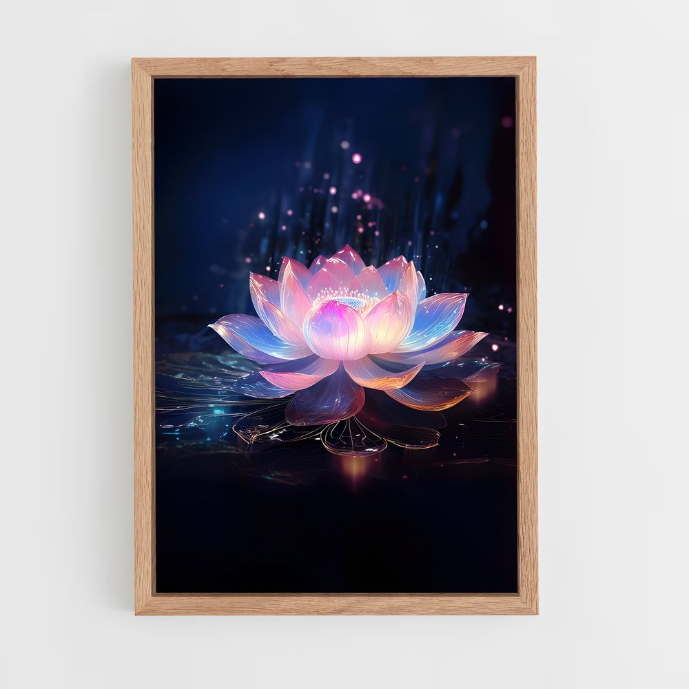 Poster Lotus Éthéré (vue 4)