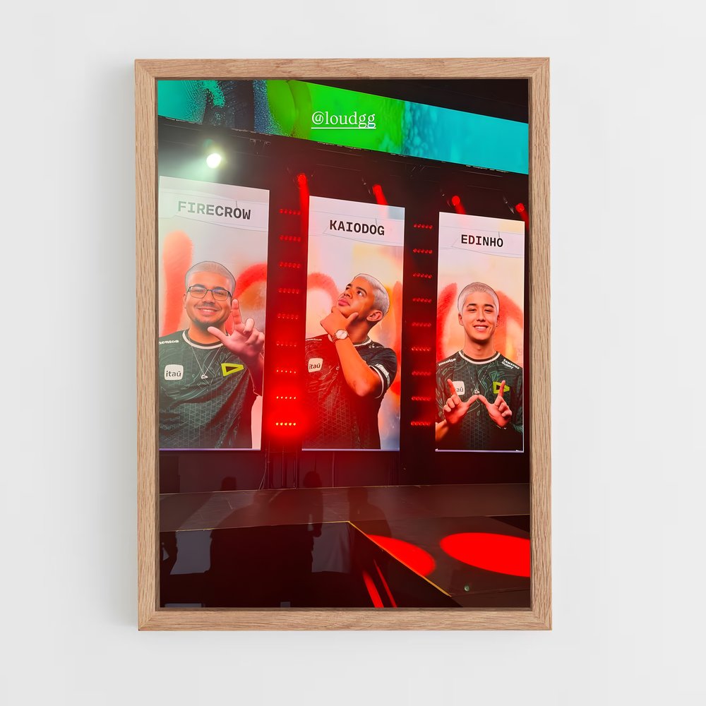 Poster World Stage – affiche Esports (vue 4)