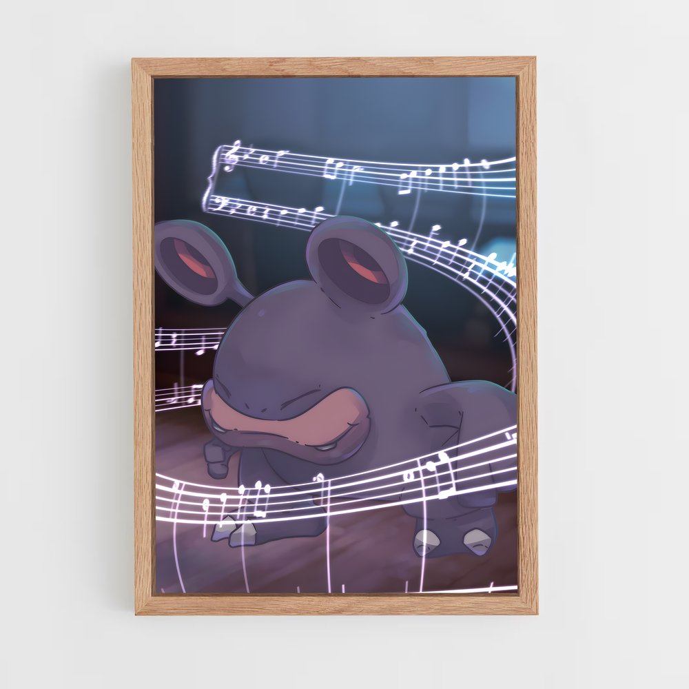 Poster La Note Mélodieuse – affiche Pokemon (vue 4)
