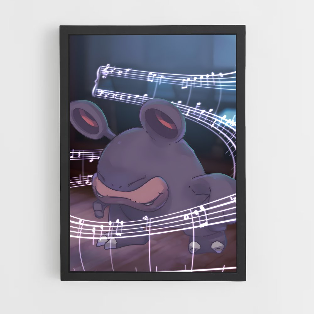 Poster La Note Mélodieuse – affiche Pokemon (vue 2)