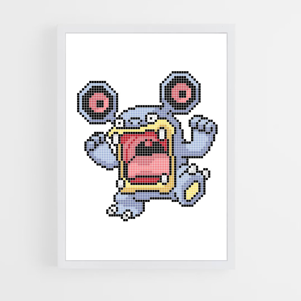 Poster Loudred espace – affiche Pokemon (vue 3)