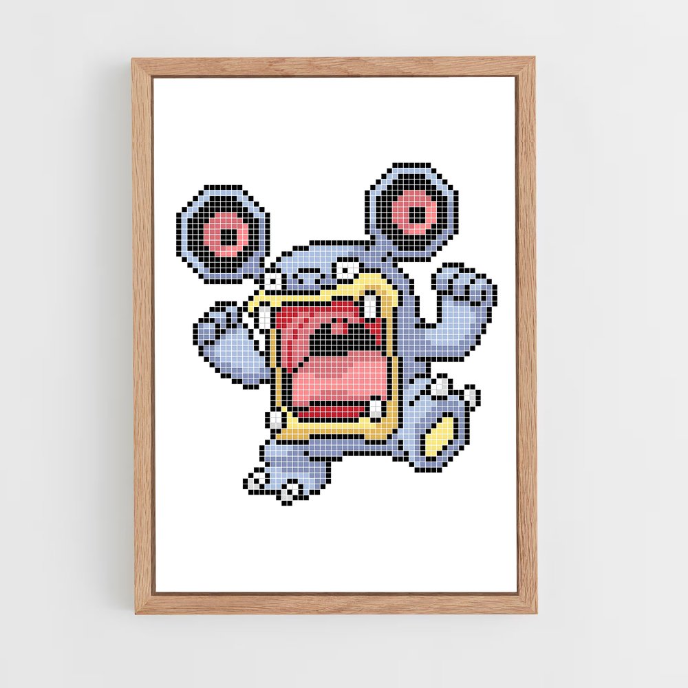 Poster Loudred espace – affiche Pokemon (vue 4)
