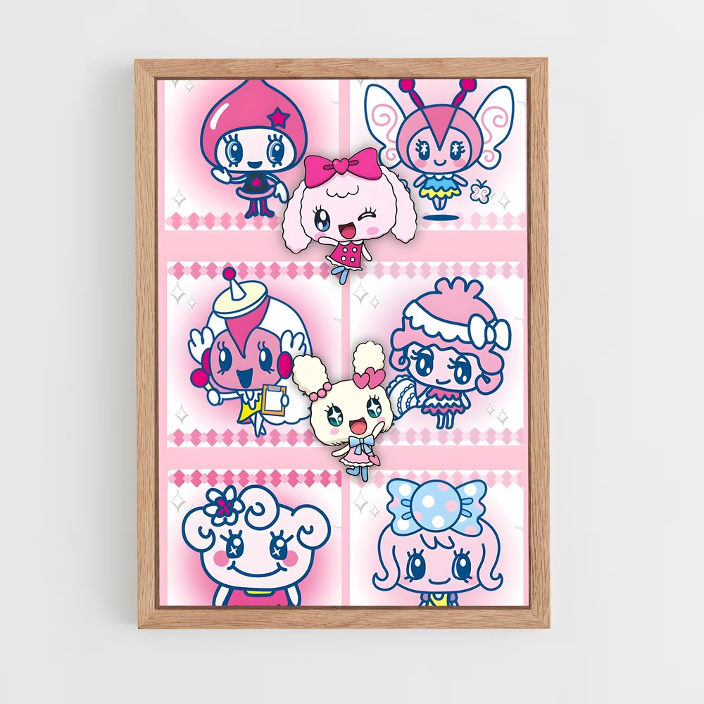 Poster Lovelitchi cartoon – affiche Tamagotchi (vue 4)