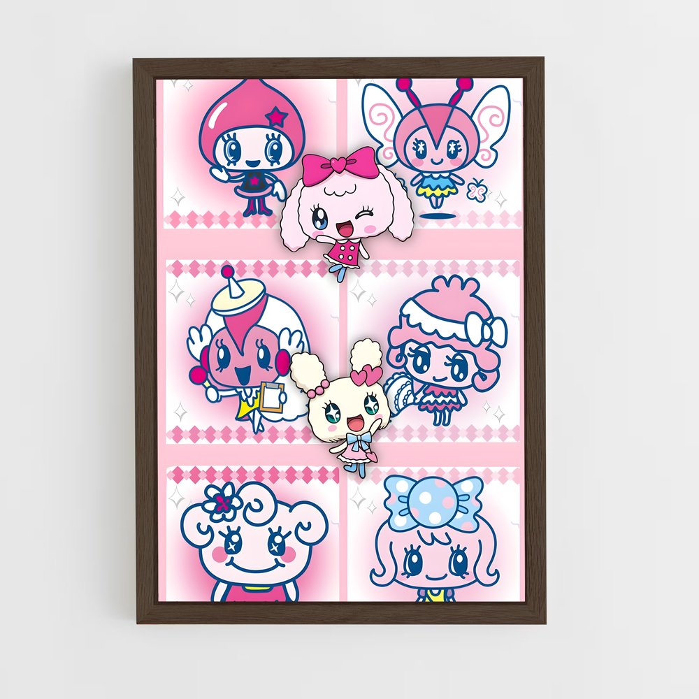 Poster Lovelitchi cartoon – affiche Tamagotchi (vue 5)