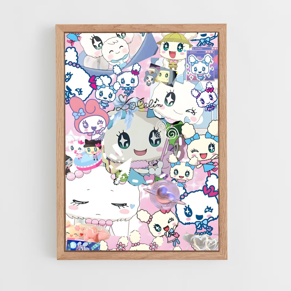 Poster Arc-en-Ciel Équestre – affiche Tamagotchi (vue 4)