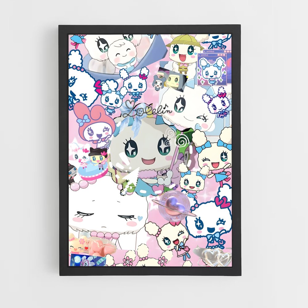 Poster Arc-en-Ciel Équestre – affiche Tamagotchi (vue 2)