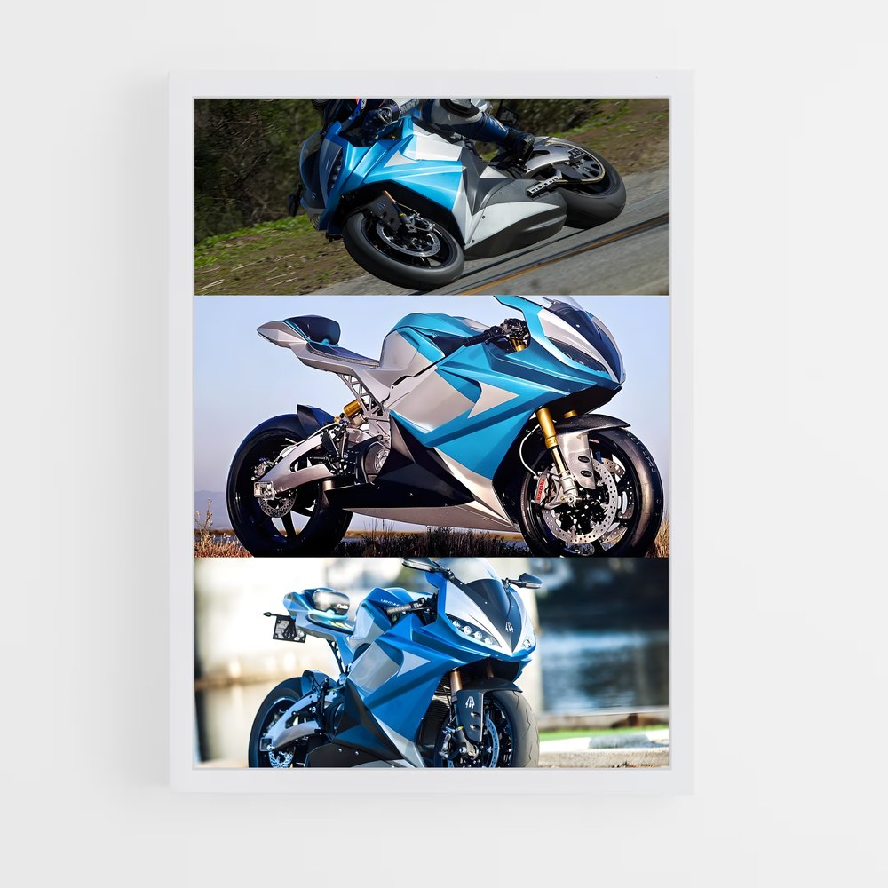 Poster Moto Chromatique (vue 3)