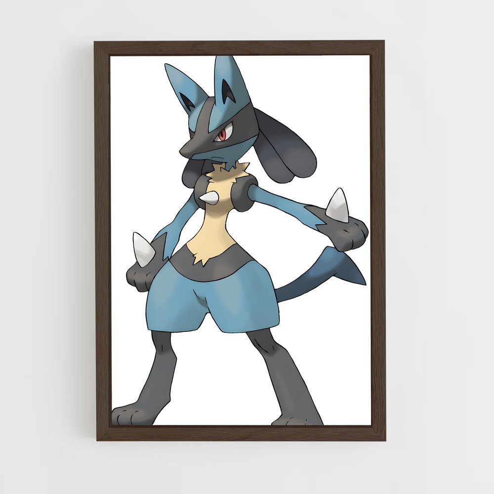 Poster Lucario : L'Esprit Combattant – affiche Pokemon (vue 5)