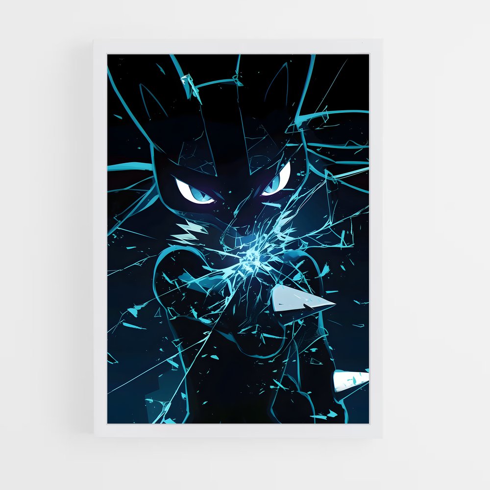 Poster Lucario: Fenêtre Brisée – affiche Pokemon (vue 3)