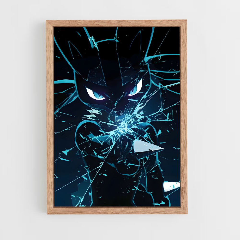 Poster Lucario: Fenêtre Brisée – affiche Pokemon (vue 4)