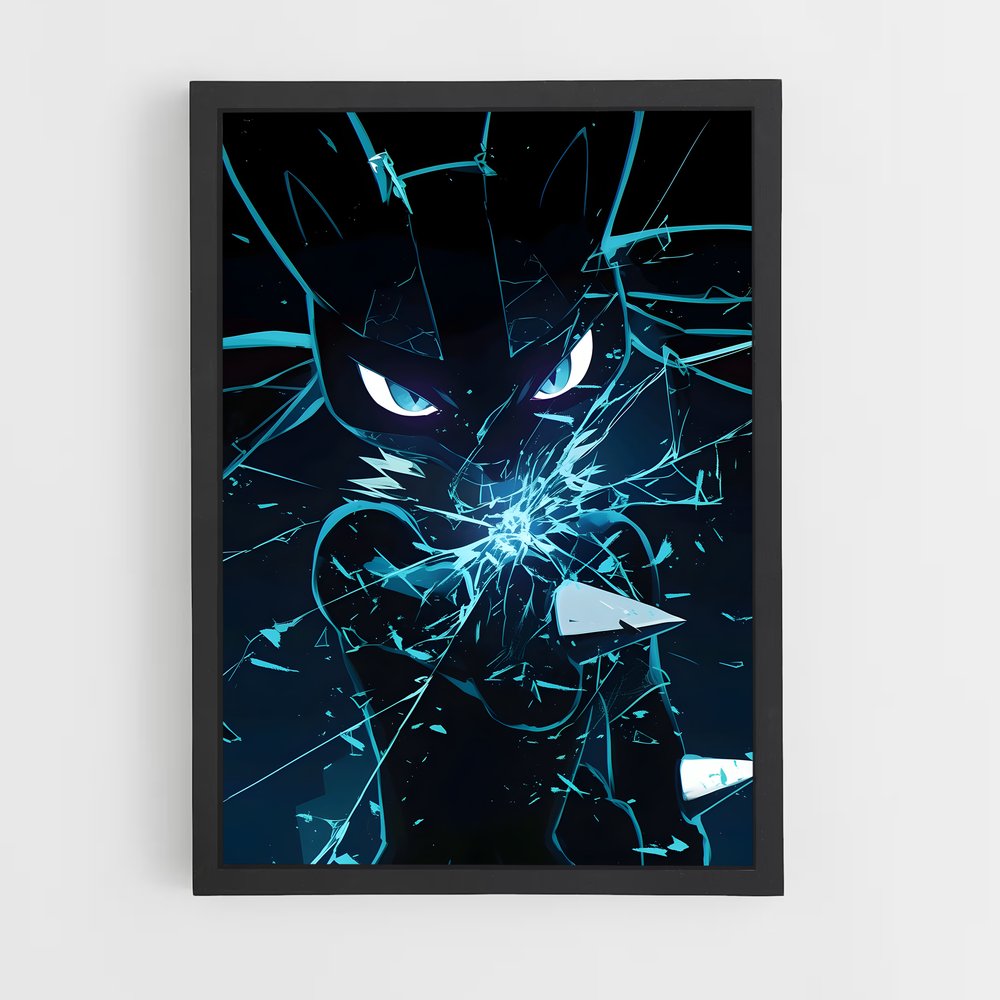 Poster Lucario: Fenêtre Brisée – affiche Pokemon (vue 2)