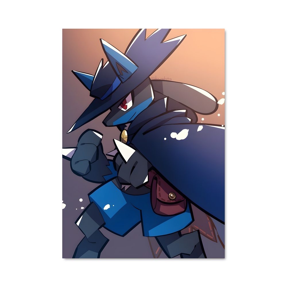 Poster Lucario Éveillez – affiche Pokemon