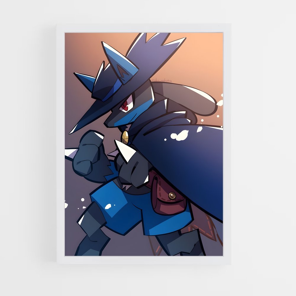 Poster Lucario Éveillez – affiche Pokemon (vue 3)