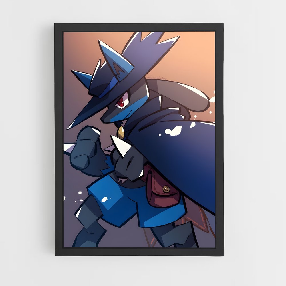 Poster Lucario Éveillez – affiche Pokemon (vue 2)
