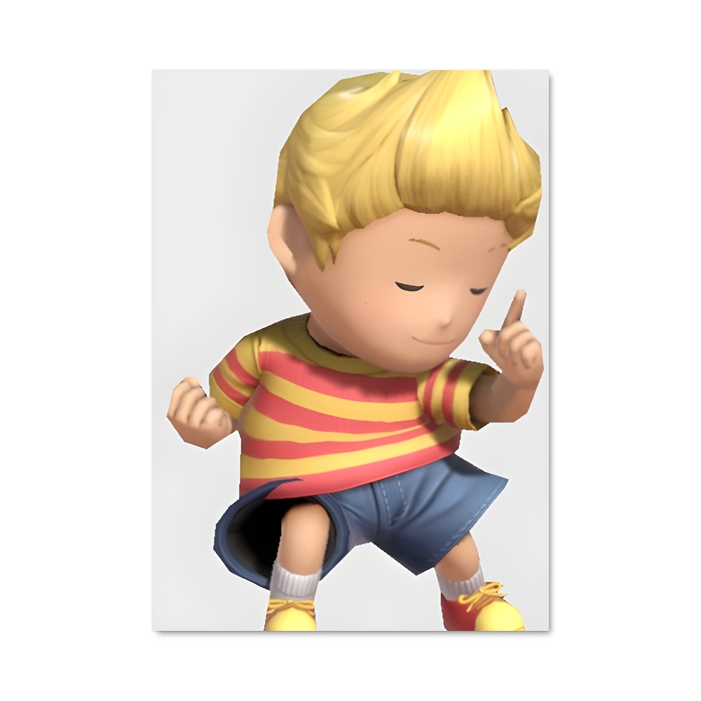 Poster Lucas le Joyeux – affiche Super Smash Bros