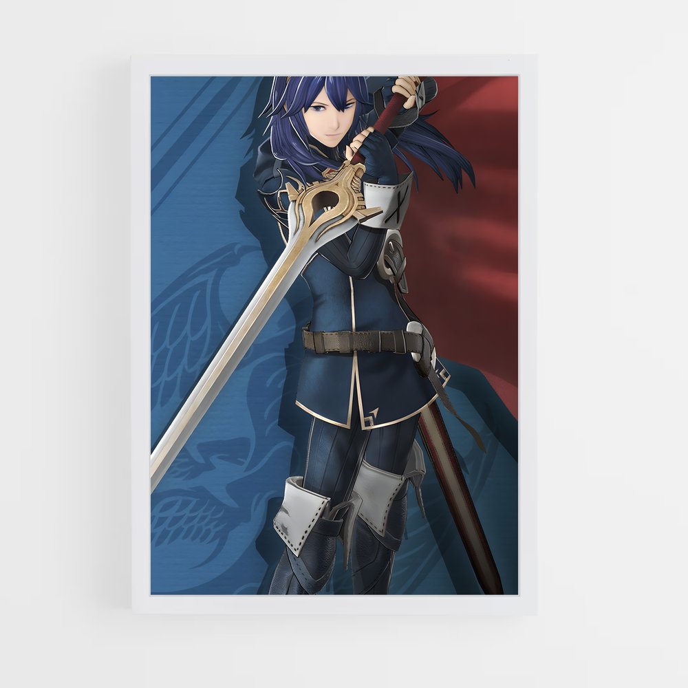 Poster Épée Azur – affiche Super Smash Bros (vue 3)