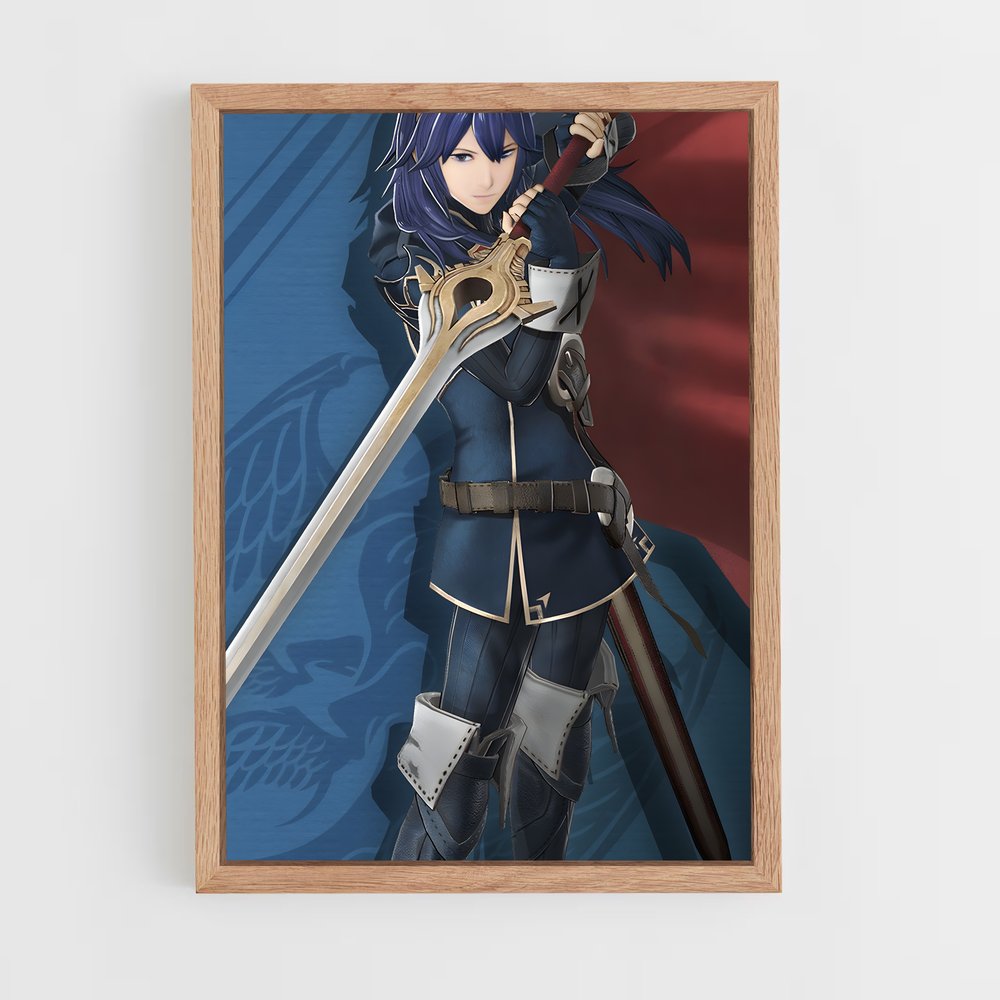 Poster Épée Azur – affiche Super Smash Bros (vue 4)